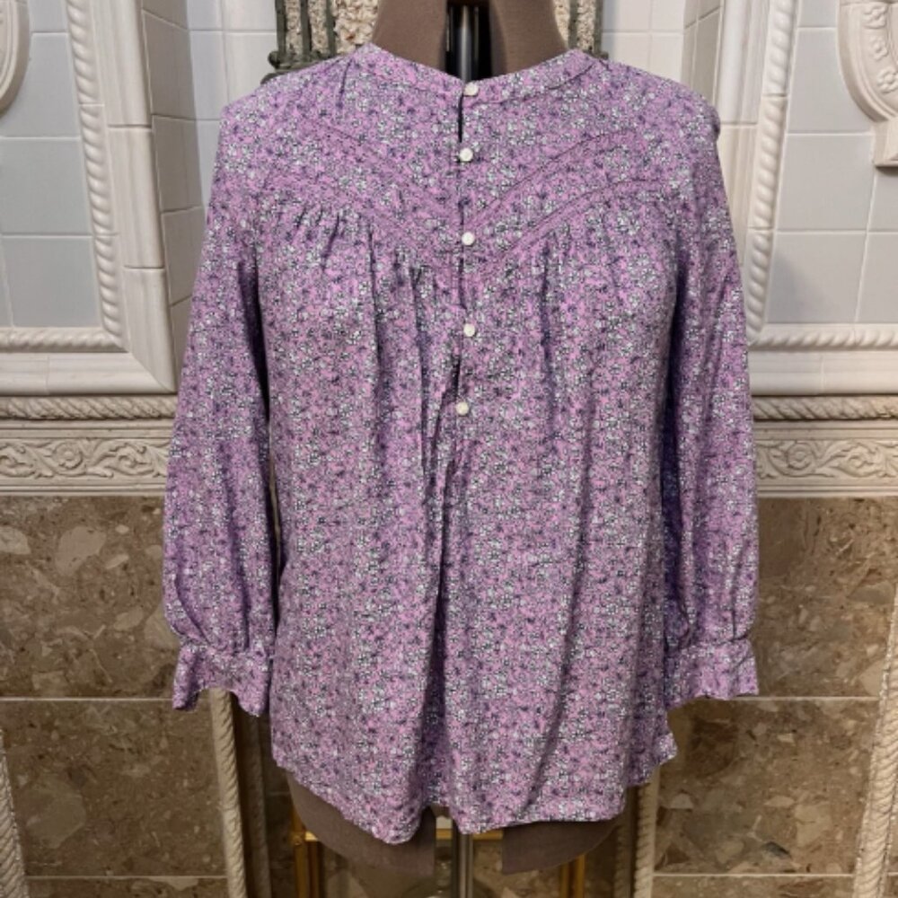 St. John's Bay. Sz Large. Cotton Rayon. Granny Core Cottage Core. Farm. B121